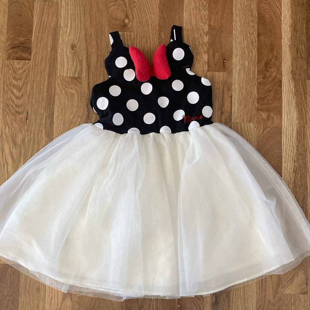 Disney Junior Minnie Mouse Dress with tulle and now